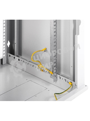 Шкаф телекоммуникационный настенный разборный 12U (600х350) дверь металл, ШРН-Э-12.350.1