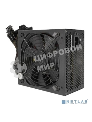 Блок питания CROWN CM-PS450W PRO (ATX, 450W, 80 PLUS SILVER 89%, APFC 20+4in 500мм, длина корпуса 140мм, FAN120, SATA*6, PATA*6, 4+4pin, 6+2pin PCI-E*4, кабель 1.2м, картонная упаковка)