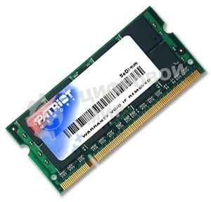 Оперативная память Patriot, DDR2, 2GB (1x2 GB), 800 MHz, CL6, SO-DIMM