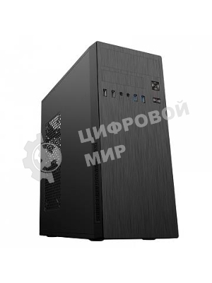 Компьютерный корпус MidiTower Powerman DA812BK черный PM-500ATX-F 2хUSB 2.0+2хUSB 3.0 Audio ATX