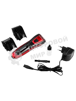 Машинка для стрижки Starwind SHC 4470 красный 3Вт (насадок в компл:2шт)