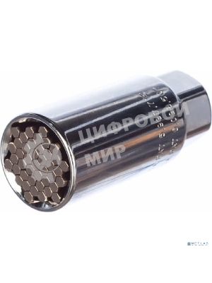 Головка торцевая Gross 13191 многоразмерная CrV 6-21 мм под квадрат 3/8