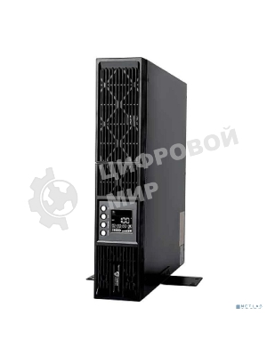 Источник бесперебойного питания UPS Сайбер Электро ЭКСПЕРТ-II-2000Р Онлайн, Стойка/Напольный 2000ВА/2000Вт. USB/RS-232/SNMP Slot/EPO/RJ-11/RJ-45 (8 IEC С13) (12В/9А·ч. х 4) 2U