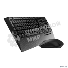 Комплект клавиатура+мышь Rapoo X1960 беспроводной, USB, 1000 DPI, чёрный