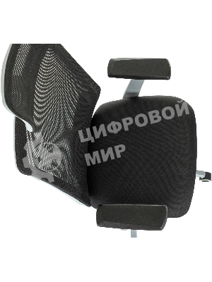 Кресло руководителя Бюрократ MC-G611NL-H черный Elastic-102 с подголов. крестов. 4-луч. пластик пластик серый