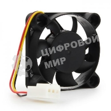 Вентилятор для корпуса Gembird черный, 40 мм, 6000 об/мин, 25 дБ, 3 pin