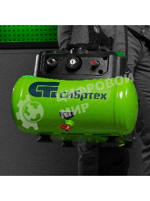 Компрессор воздушный безмаслянный Сибртех BL 1100/6 1100Вт, ресивер 6 л, 180 л/мин
