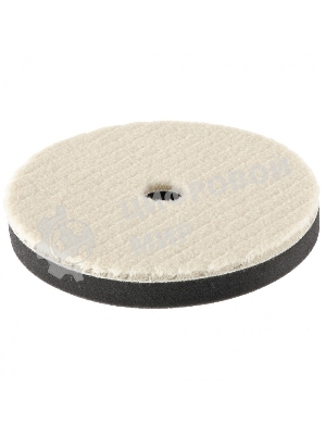 Насадка полировальная Matrix под липучку, 150 мм короткая плетеная шерстяная нить