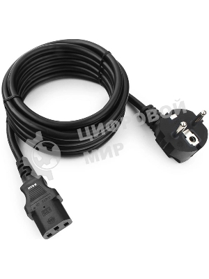 Шнур питания NTSS NTSS-PC13773 C13-Schuko проводник.:3x1мм2 3м 220В 10А черный