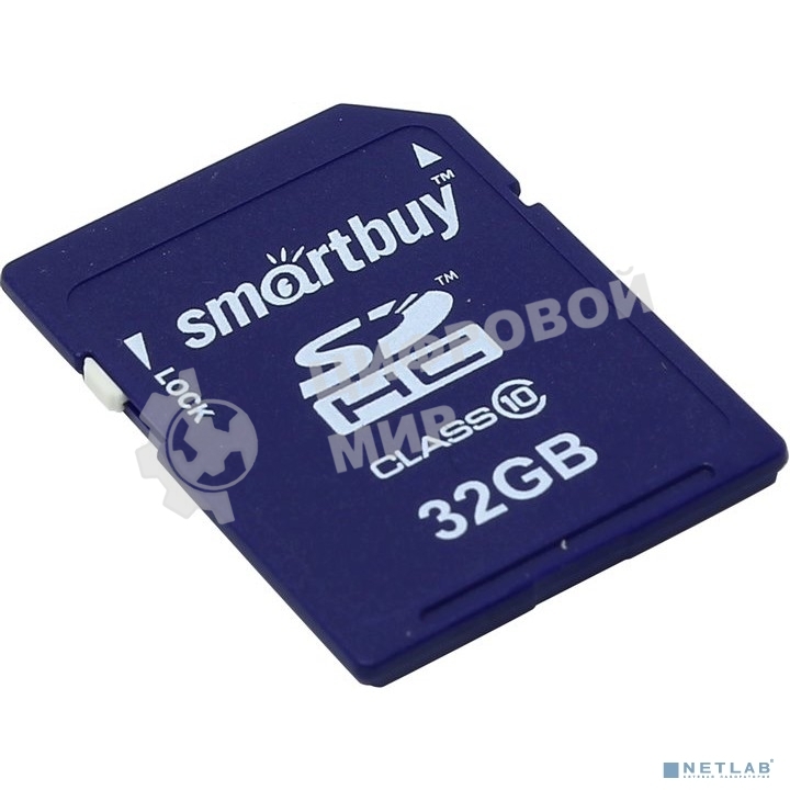 Флеш карта SD Card 32Gb Smartbuy 32GB Class 10 SB32GBSDHCCL10