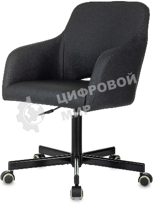 Кресло Бюрократ CH-380M черный, экокожа