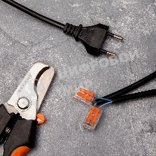 Универсальная клемма Rexant 2-проводная, прозрачная (0,08-2,5/4 мм²) (50 шт./уп.)