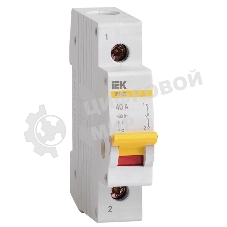 Выключатель нагрузки IEK MNV10-1-040 (мини-рубильник) ВН-32 1Р 40А IEK