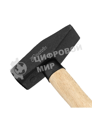 Молоток слесарный Matrix 1500 г, квадратный боек, деревянная рукоятка