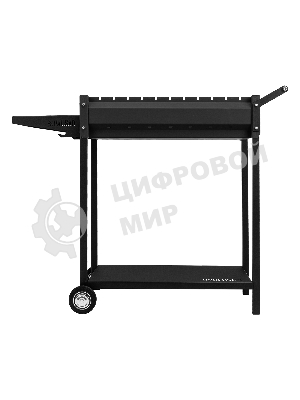 Мангал Palisad Camping сварной на колесах, 662х390х152/805 мм, сталь 2 мм, кочерга в комплекте