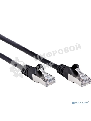 Патч-корд литой AOpen ANP522B-BK-15M FTP cat.5e (7/0.16) черный 15m