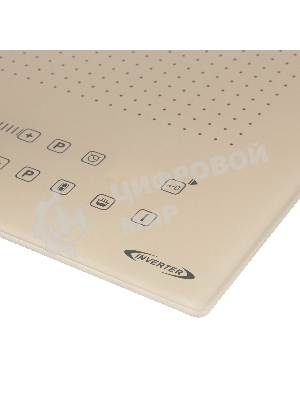Индукционная варочная панель Maunfeld CVI292S2FBG Inverter независимая, бежевый