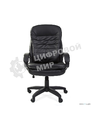 Кресло Chairman 795 LT черный, экокожа, 120 кг, механизм качания
