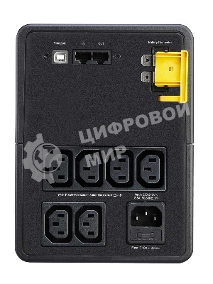 Источник бесперебойного питания APC Back-UPS BX1200MI 650Вт 1200ВА черный