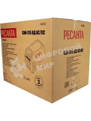 Сварочный аппарат Ресанта САИ-315АД инвертор MMA DC/TIG DC 13.8кВт