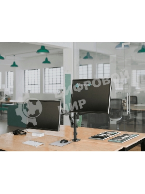 Кронштейн (держатель) ONKRON G140 для двух мониторов 13