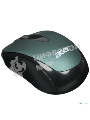 Мышь беспроводная Acer OMR135 зеленый, 1000 dpi, радиоканал, USB, кнопки - 3