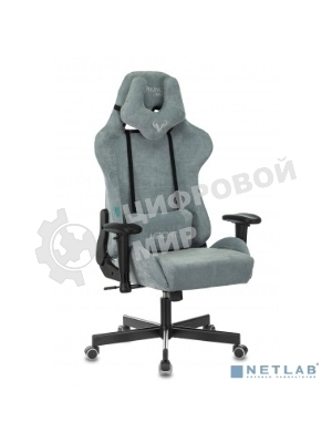 Кресло Бюрократ VIKING KNIGHT LT28 FABRIC серо-голубой, ткань, 120 кг, механизм качания