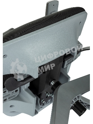 Кресло руководителя Бюрократ MC-G611NL-H черный Elastic-102 с подголов. крестов. 4-луч. пластик пластик серый