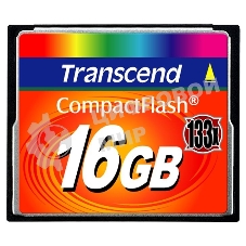 Флеш карта Transcend CF TS16GCF133/CF (Compact Flash)/16 ГБ/40 МБ/с