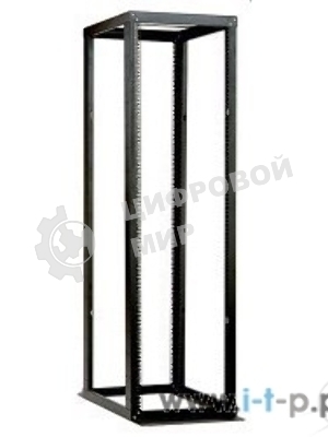 Стойка телекоммуникационная серверная 42U, глубина 750 мм, черный