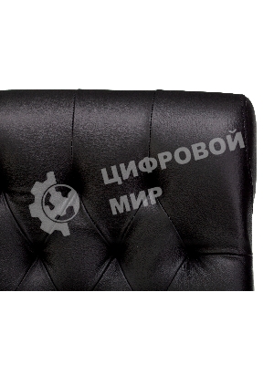 Кресло Бюрократ T-9928WALNUT черный, кожа