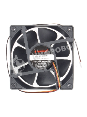 Вентилятор для корпуса Gembird черный, 120 мм, 2500 об/мин, 38.65 дБ, 3 pin