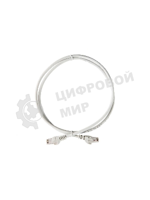 Патч-корд ITK, кат.5Е UTP, 0,5м, серый