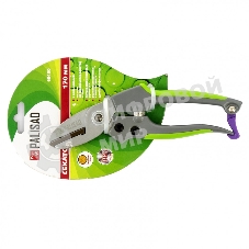 Секатор с наковальней Palisad 170 мм, металлические обрезиненные рукоятки