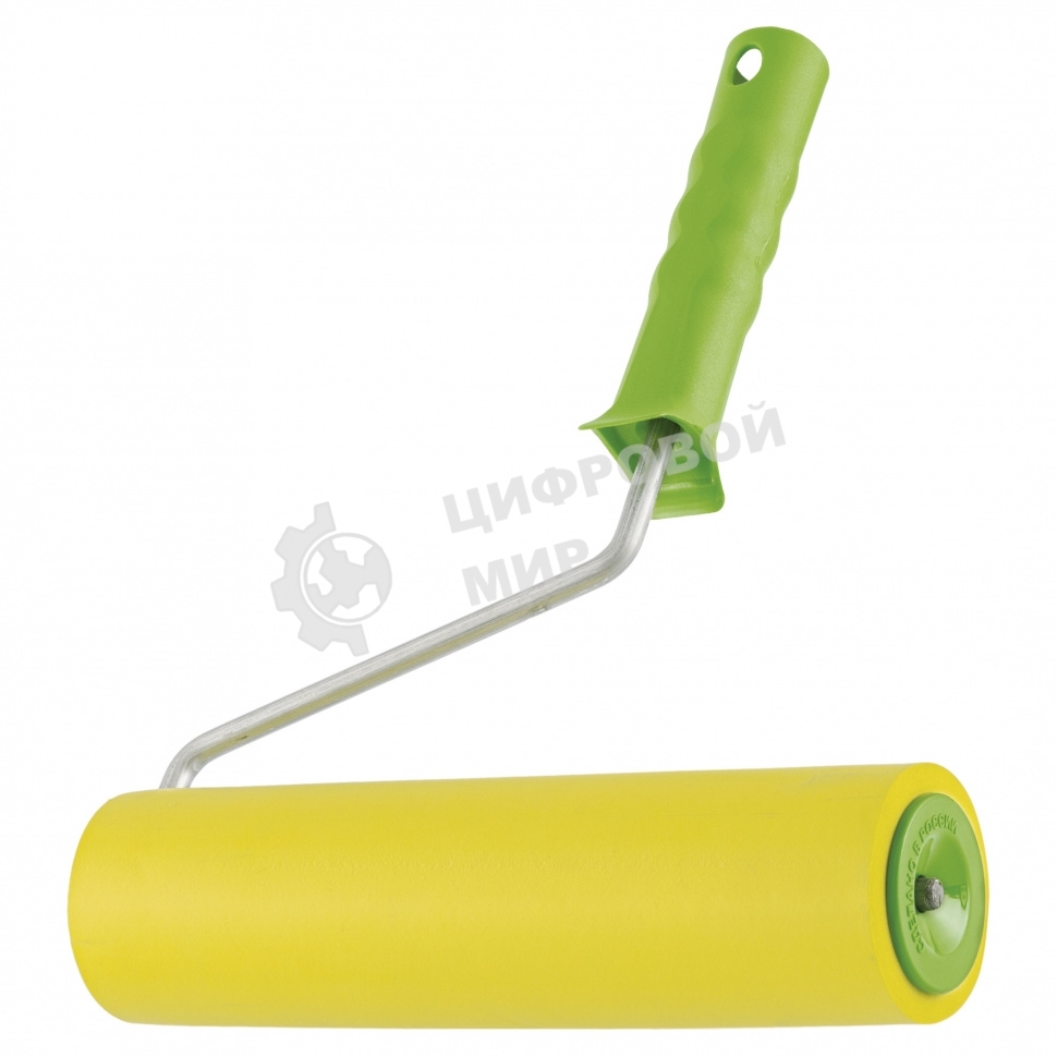 Валик прижимной резиновый с ручкой Сибртех, 240 мм, D ручки - 8 мм