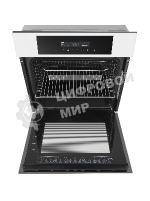 Шкаф духовой электрический Maunfeld AEOD60103W, 60л, дверца с 3 стеклами, белый