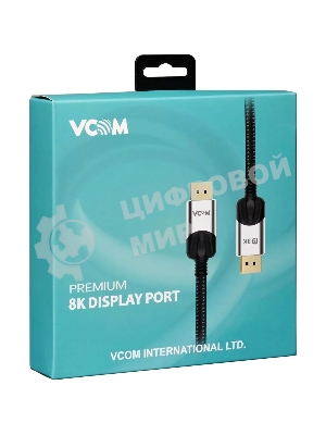 Кабель соединительный DisplayPort v1.4, 8K@60Hz, 1 м VCOM CG635-1.5M