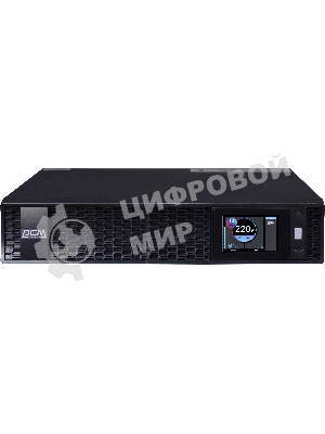 Источник бесперебойного питания Powercom Next, On-Line, 3000VA/3000W, Rack/Tower, 8*IEC320-C13 + 2*C19, LCD, Serial+USB, SmartSlot, подкл. доп. Батарей (2027233)