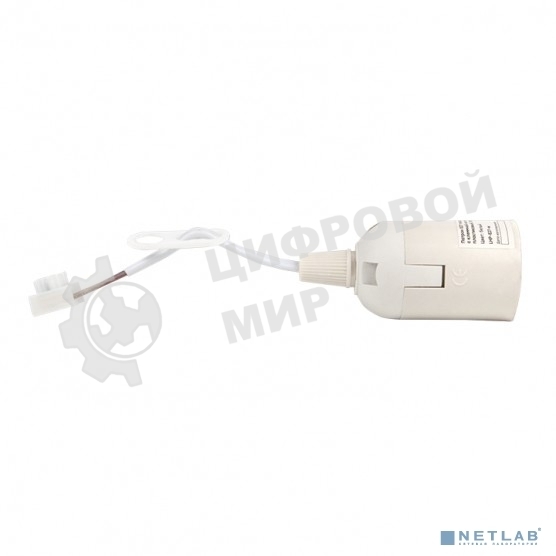 Патрон Е27 подвесной с клеммной колодкой пластик белый EKF PROxima