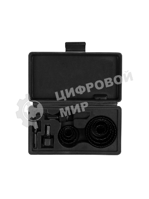 Набор коронок по дереву Kranz (19, 22, 28, 32, 38, 44, 54, 64 мм) 2 держателя с ключом