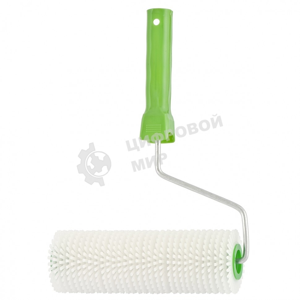 Валик игольчатый для наливных полов с ручкой Сибртех, 200 мм