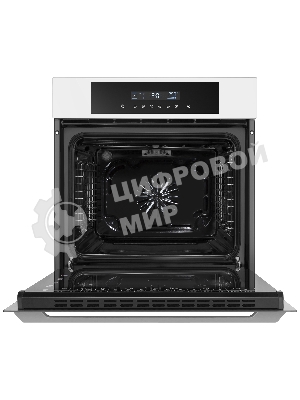 Шкаф духовой электрический Maunfeld AEOD60103W, 60л, дверца с 3 стеклами, белый