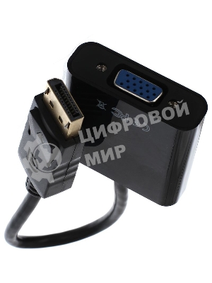 Кабель-переходник DP --> VGA-F 0,2m, Telecom (TA522)