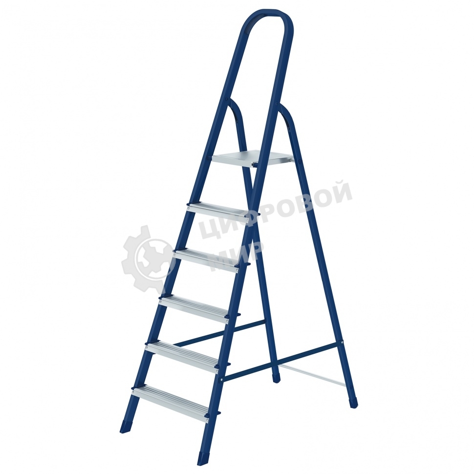 Стремянка Сибртех 6 ступеней, стальная