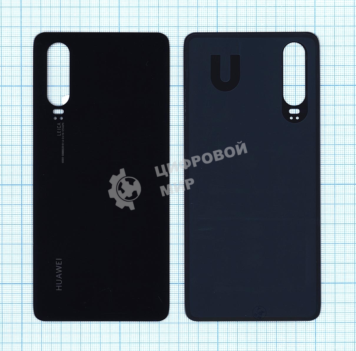 Задняя крышка для Huawei P30 черный