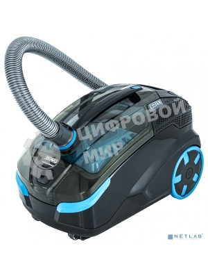 Моющий пылесос Thomas DryBOX Amfibia черный/голубой, 325/1700 Вт, уборка влажная/сухая/сбор жидкости, пылесборник контейнер 2.6 л