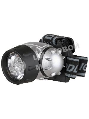 Фонарь ULTRAFLASH LED5351налобн металлик 7led 3 реж 3xr03 пласт коробка