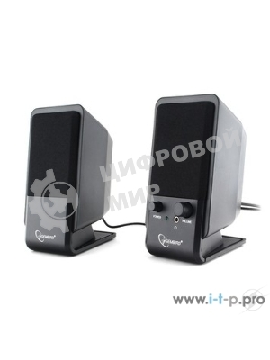 Акустическая система Gembird SPK-510, черный, 6 Вт, рег. громкости, разъем для наушников,USB-питание