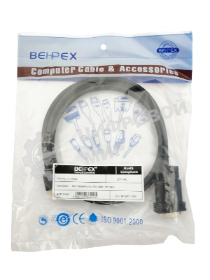 Кабель 1.1v miniDisplayPort (m) VGA (m) 2м черный