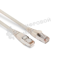 Патч-корд Hyperline PC-LPM-STP-RJ45-RJ45-C6-1M-LSZH-GY Патч-корд F/UTP, экранированный, Cat.6, LSZH, 1 м, серый